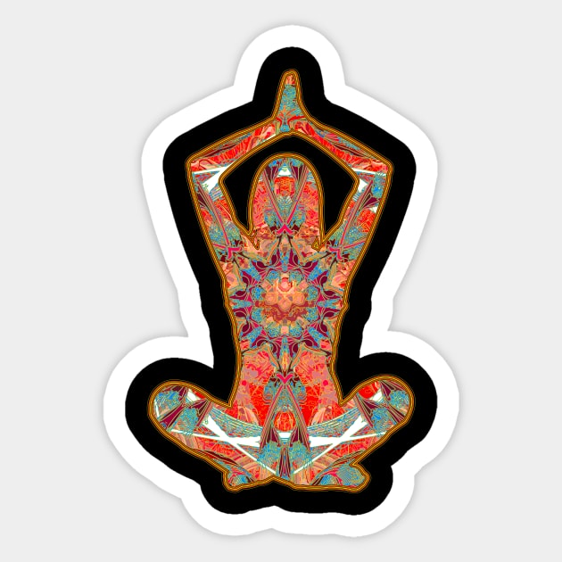 Yoga Sticker by crunchysqueak